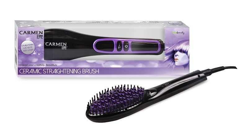 Carmen ceramic 2025 straightening brush